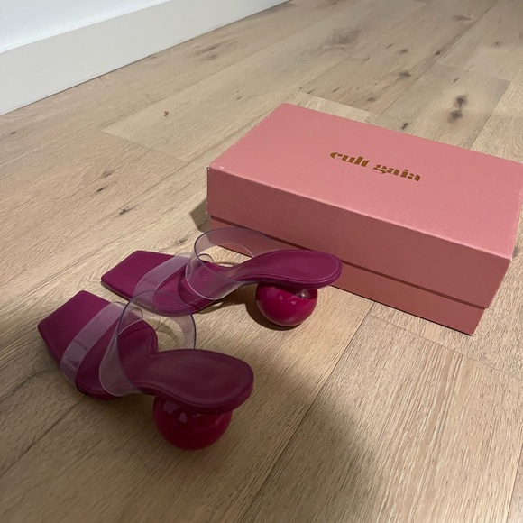 Cult Gaia Nhu Womens Square Toe Slip On Slide Sandals - Picture 4 of 4